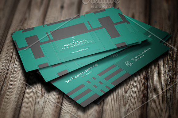 Mobile Store Business Card in Business Card Templates - product preview 1