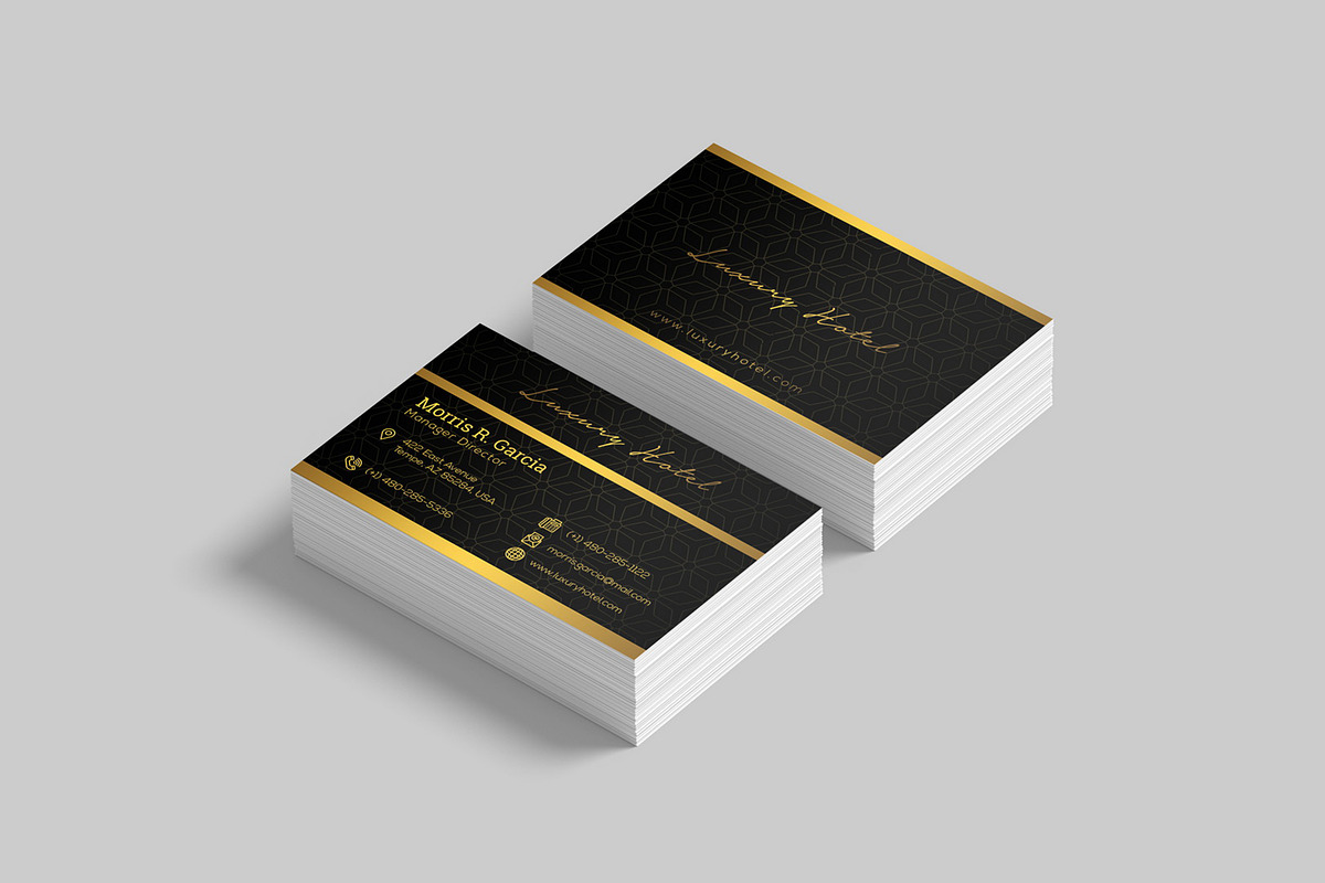 Luxury Business Card Template in Business Card Templates - product preview 8
