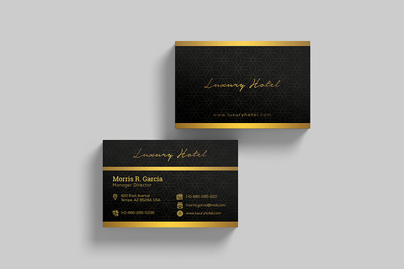 Luxury Business Card Template in Business Card Templates - product preview 1