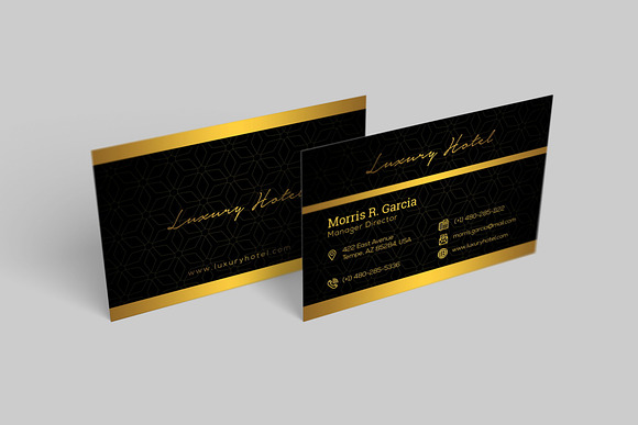 Luxury Business Card Template in Business Card Templates - product preview 3