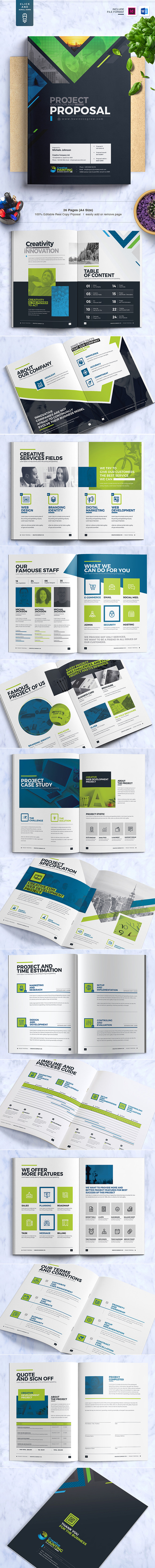 Proposal Template Bundle in Brochure Templates - product preview 1