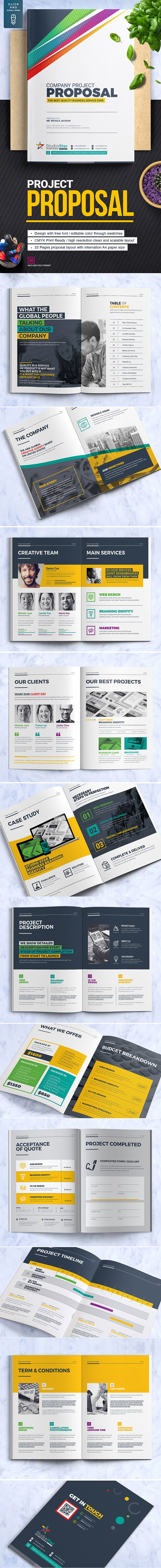 Proposal Template Bundle in Brochure Templates - product preview 3