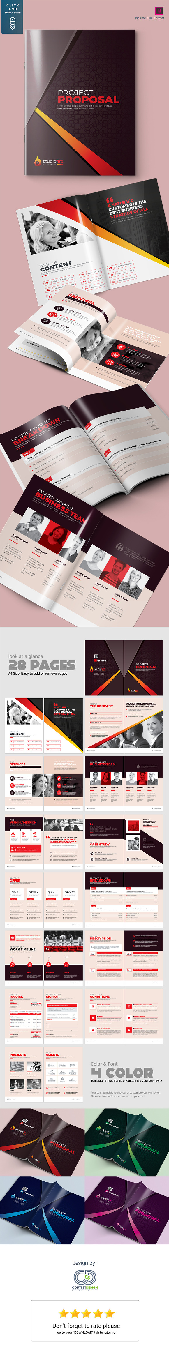 Proposal Template Bundle in Brochure Templates - product preview 5