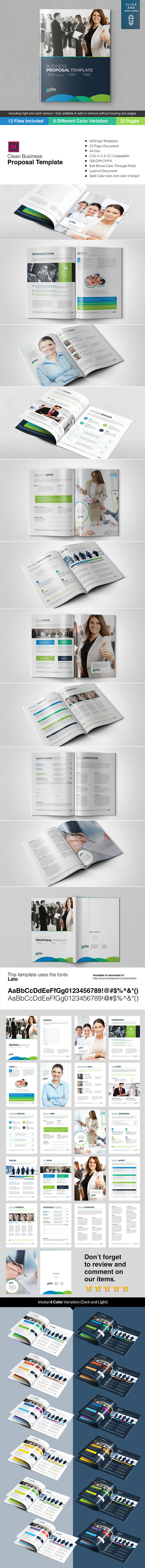 Proposal Template Bundle in Brochure Templates - product preview 6