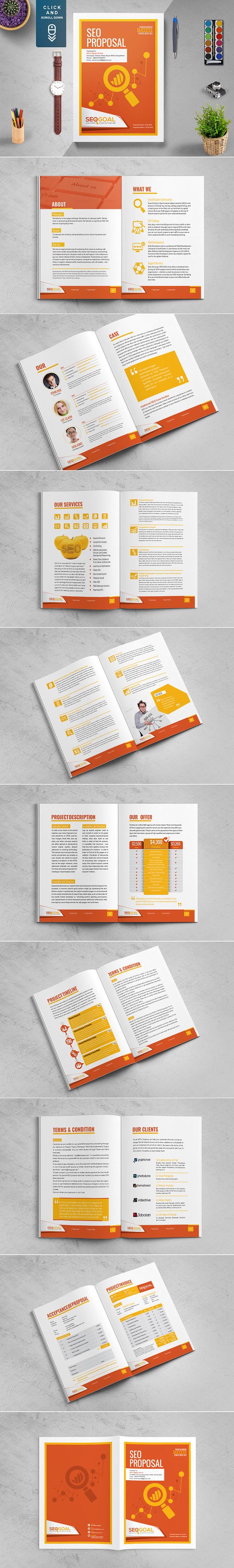 Proposal Template Bundle in Brochure Templates - product preview 11