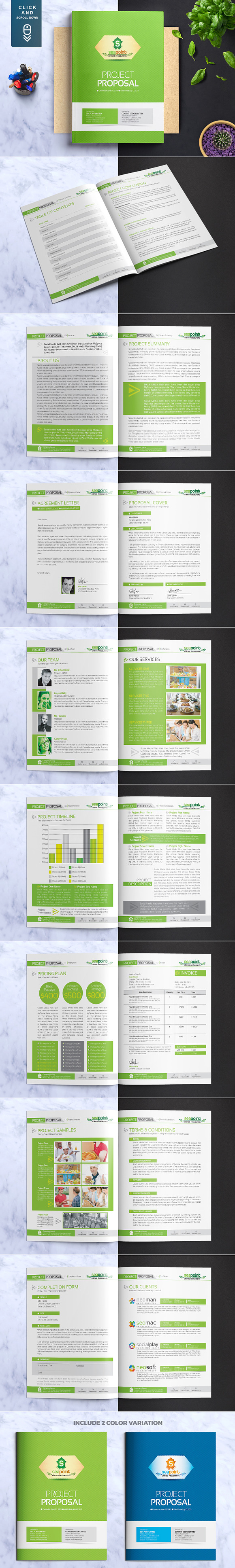 Proposal Template Bundle in Brochure Templates - product preview 13