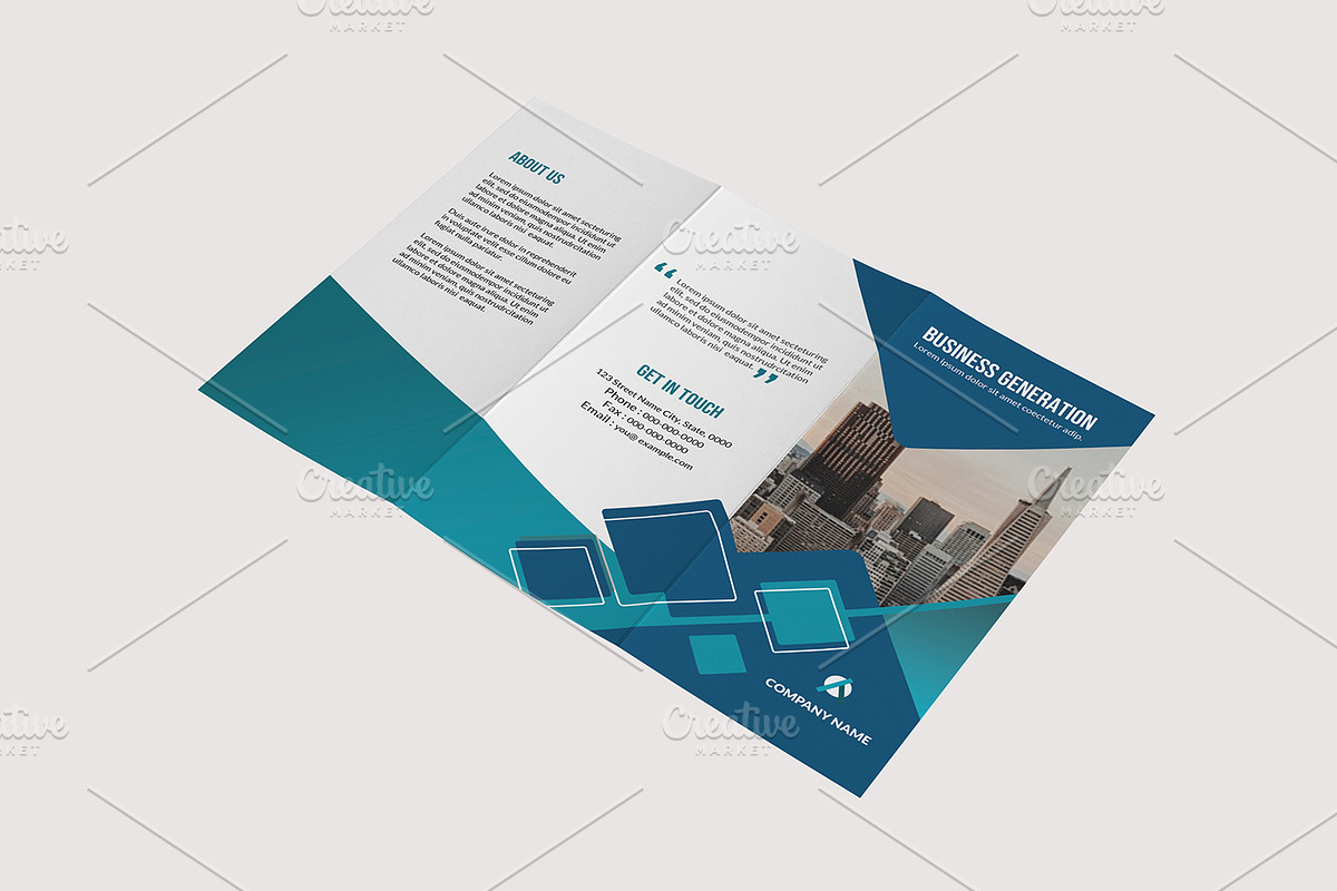Trifold Bisiness Brochure V818 in Brochure Templates - product preview 8
