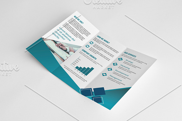 Trifold Bisiness Brochure V818 in Brochure Templates - product preview 2