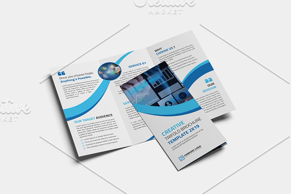 Corporate Trifold Brochure in Brochure Templates - product preview 8