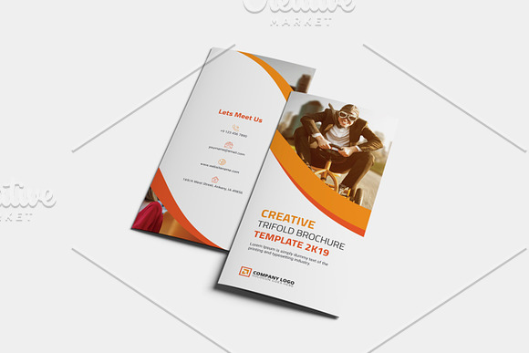 Corporate Trifold Brochure in Brochure Templates - product preview 12