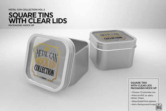 Vol2. Metal Can Mockup Collection in Branding Mockups - product preview 5