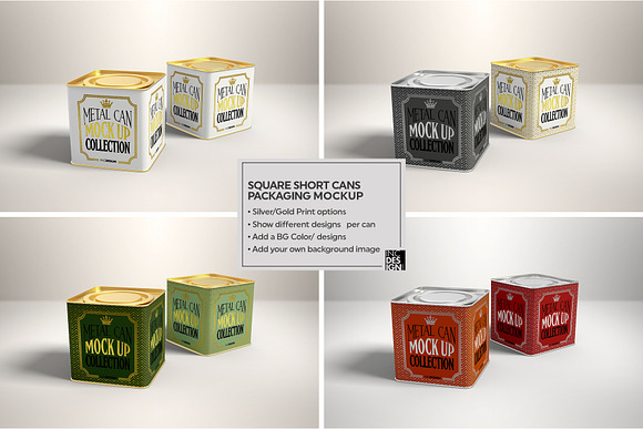 Vol2. Metal Can Mockup Collection in Branding Mockups - product preview 10