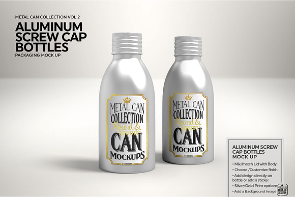 Vol2. Metal Can Mockup Collection in Branding Mockups - product preview 11