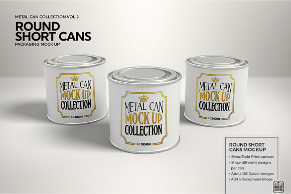 Vol2. Metal Can Mockup Collection in Branding Mockups - product preview 13