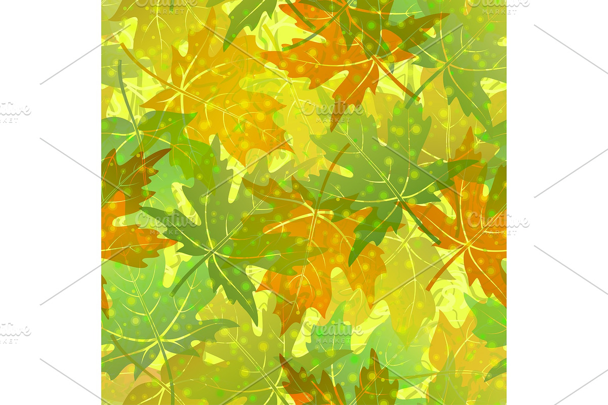 Seamless Pattern, Maple Leaves in Patterns - product preview 8