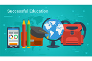 Business Banner-Successful Education