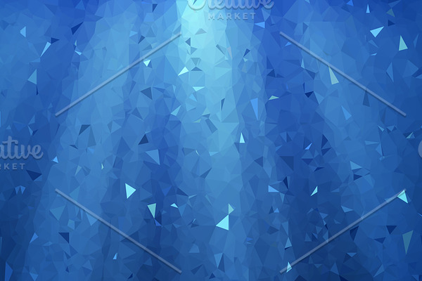 Blue geometric 3D background