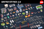 Low Poly City Pack v 2.0