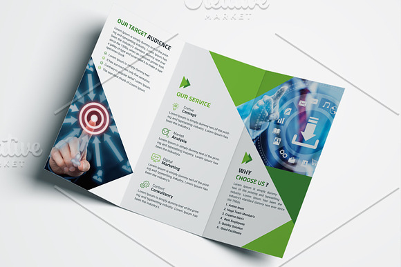 Corporate Trifold Brochure in Brochure Templates - product preview 15