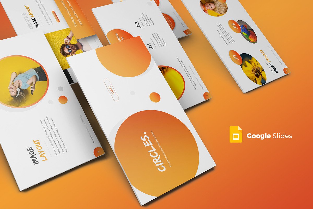 Circles - Google Slides Template in Google Slides Templates - product preview 8