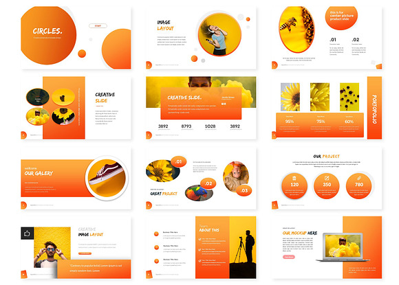 Circles - Google Slides Template in Google Slides Templates - product preview 1
