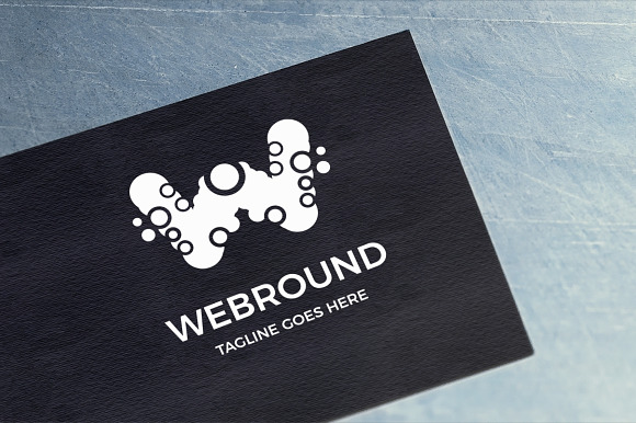 Letter W - Web Round Logo in Logo Templates - product preview 3