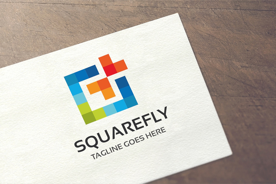 Squarefly Logo in Logo Templates - product preview 8