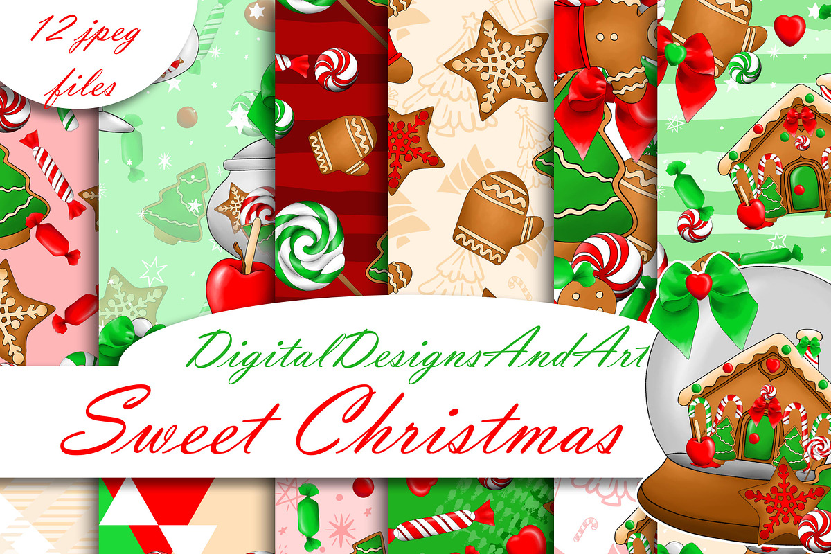 Sweet christmas patterns in Patterns - product preview 8