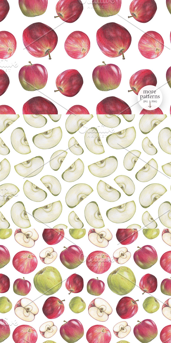 Apple Season (+vector version) in Illustrations - product preview 3