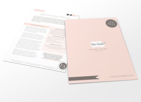 Pricing and Services Template PSD in Brochure Templates - product preview 2