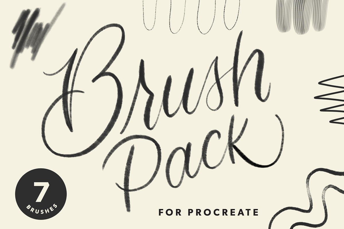 Procreate Lettering Brush Pack in Photoshop Brushes - product preview 8