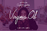 Virginia Od // Luxury Signature Font