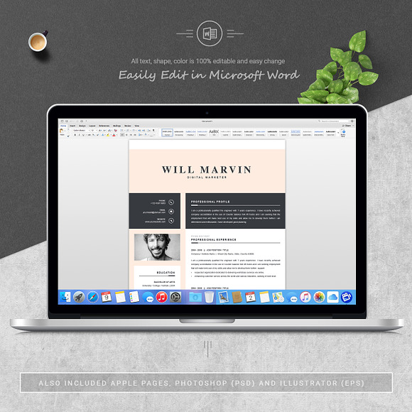 Resume Template in Resume Templates - product preview 4