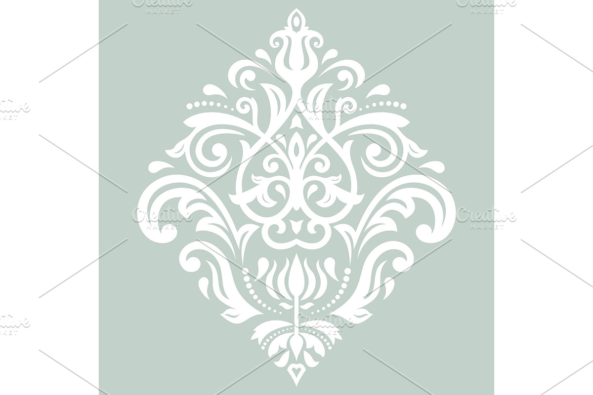 Floral Vector Pattern. Orient in Illustrations - product preview 8