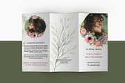 Trifold Funeral Template - V819