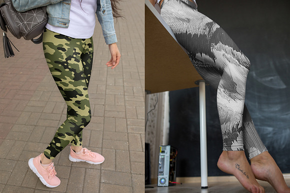 100 Leggings Mock-Up #20 in Product Mockups - product preview 23