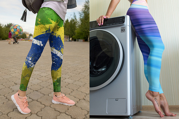 100 Leggings Mock-Up #20 in Product Mockups - product preview 27