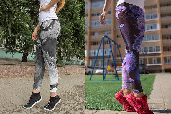 100 Leggings Mock-Up #20 in Product Mockups - product preview 47