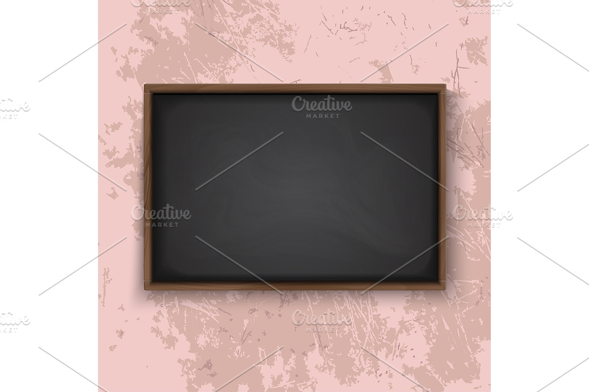 Blackboard on the wall in Illustrations - product preview 8