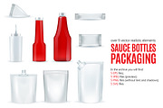 Sale! Sauce Bottles Packaging Set