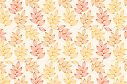 Colorful autumn leaves pattern