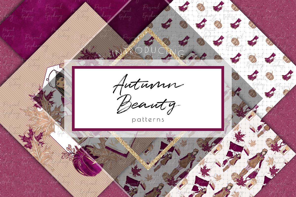 Autumn Beauty, fall autumn patterns in Patterns - product preview 8