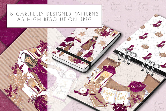 Autumn Beauty, fall autumn patterns in Patterns - product preview 1
