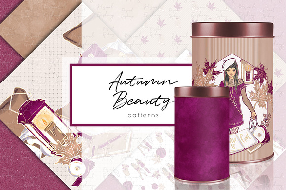 Autumn Beauty, fall autumn patterns in Patterns - product preview 4