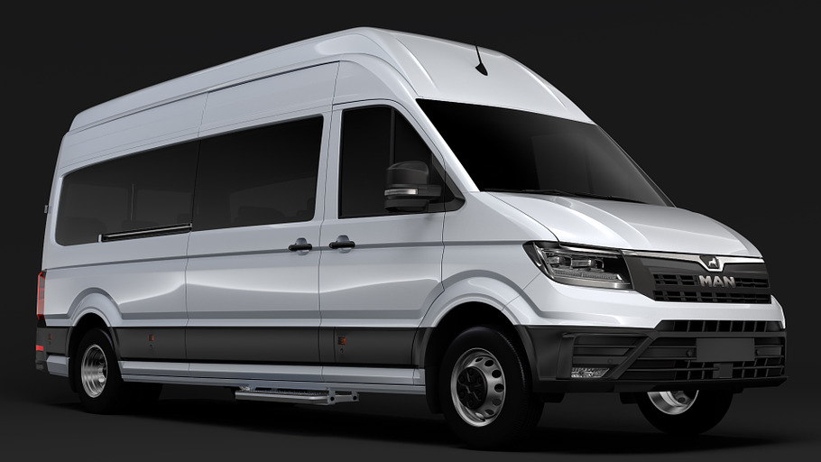 MAN TGE L3H3 Window Van 2018 in Vehicles - product preview 2