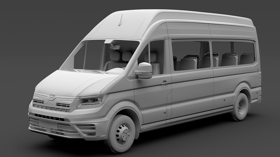 MAN TGE L3H3 Window Van 2018 in Vehicles - product preview 10
