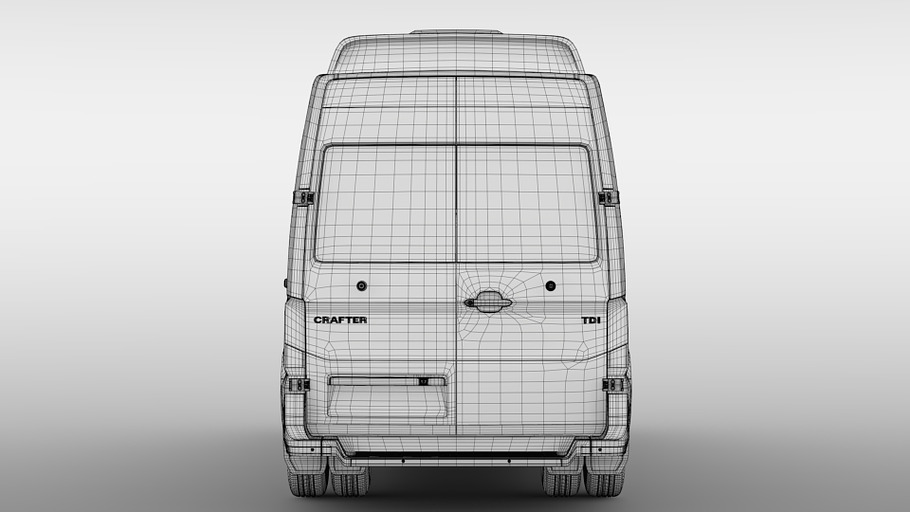 VW Crafter L3H3 Window Van 2018 in Vehicles - product preview 18
