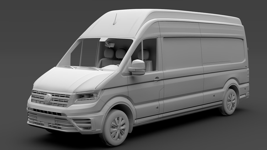 WV Crafter Van L3H3 2018 in Vehicles - product preview 12