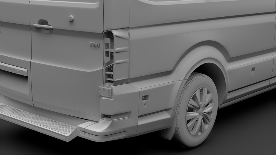 WV Crafter Van L3H3 2018 in Vehicles - product preview 14