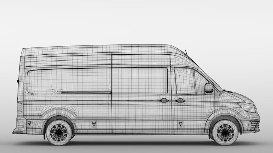 WV Crafter Van L3H3 2018 in Vehicles - product preview 16